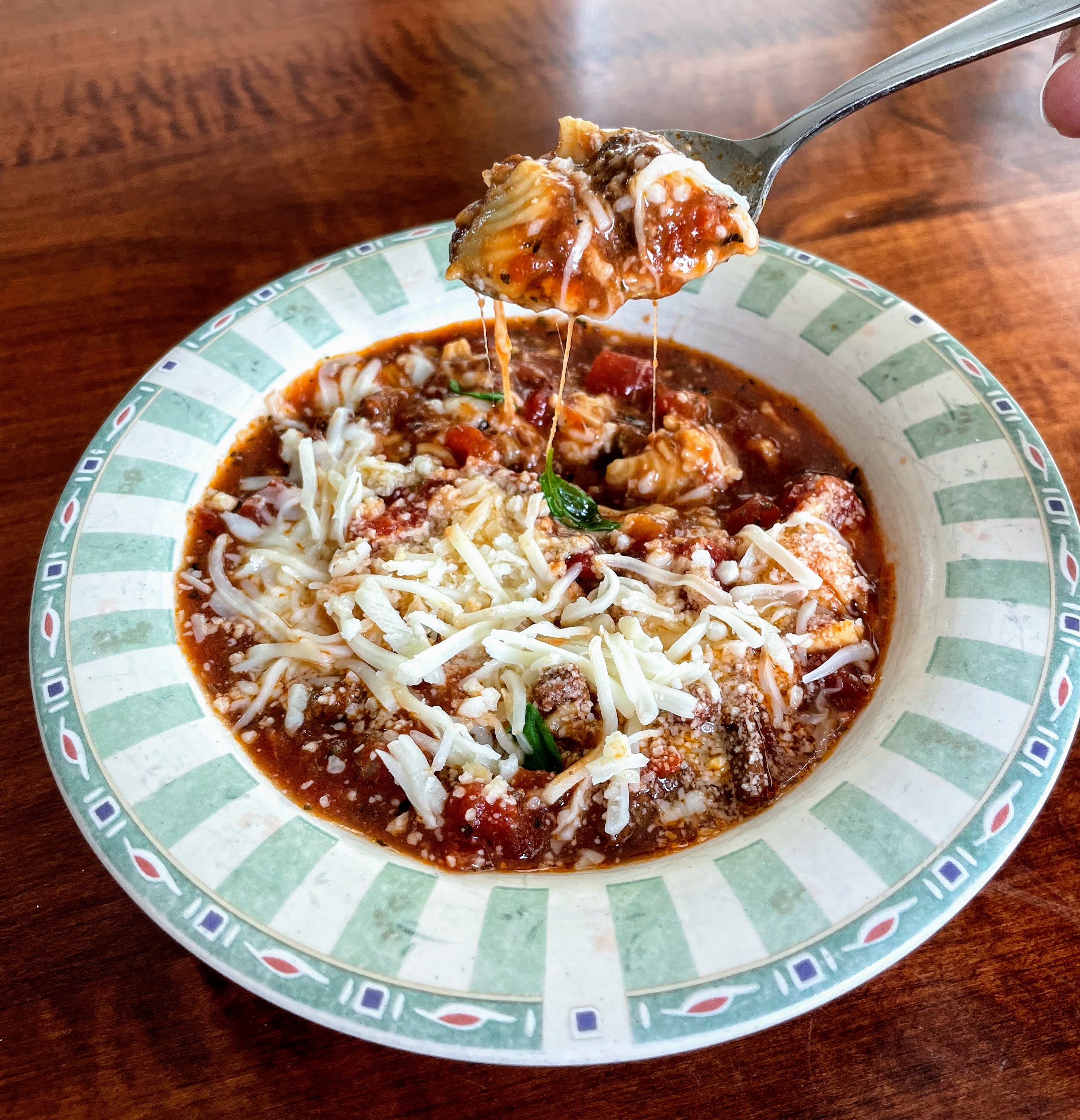 Simple Crockpot Lasagna Soup