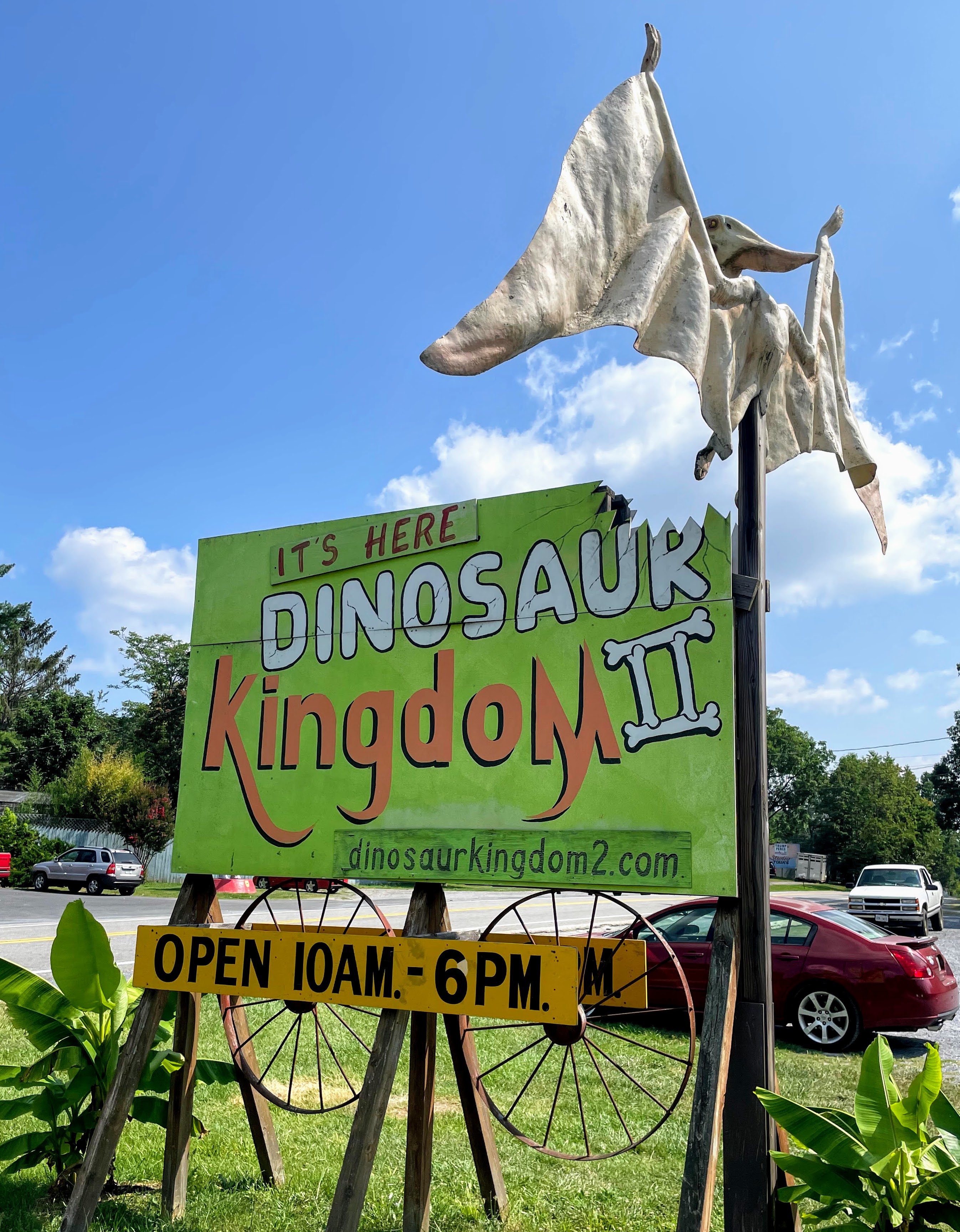 Dinosaur Kingdom II sign